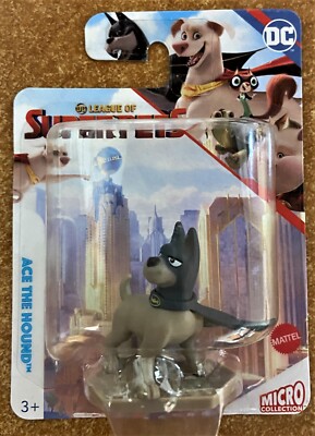 Mattel Micro Superpets 2.75'' ACE THE HOUND Figurine, Cake Topper