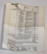 1994 Corn Husk Doll Price List Order Form John Anderson