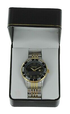 Men's GRUEN SWISS watch Silver tone case, silver tone & gold Men's GRUEN SWISS watch Silver tone case, silver tone & gold