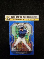 2021 Brandon Lowe Panini Prizm Baseball Blue Velocity! Tampa Bay Rays!