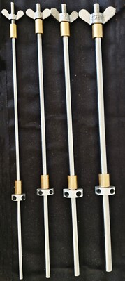 OLDE FLY SHOP STAINLESS STEEL MANDRILLS FOR ROD BUILDES FOUR SIZES