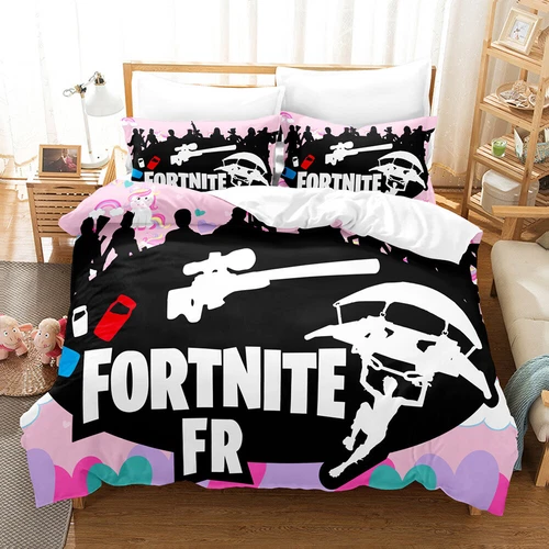DE Fortnite Juego 3D Edredón Cubierta Cojín Funda Juego de Ropa de Cama Individual - Imagen 31 de 31