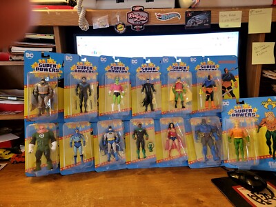 McFarland DC 2023 super power set of 22 includes 6 vehicles.