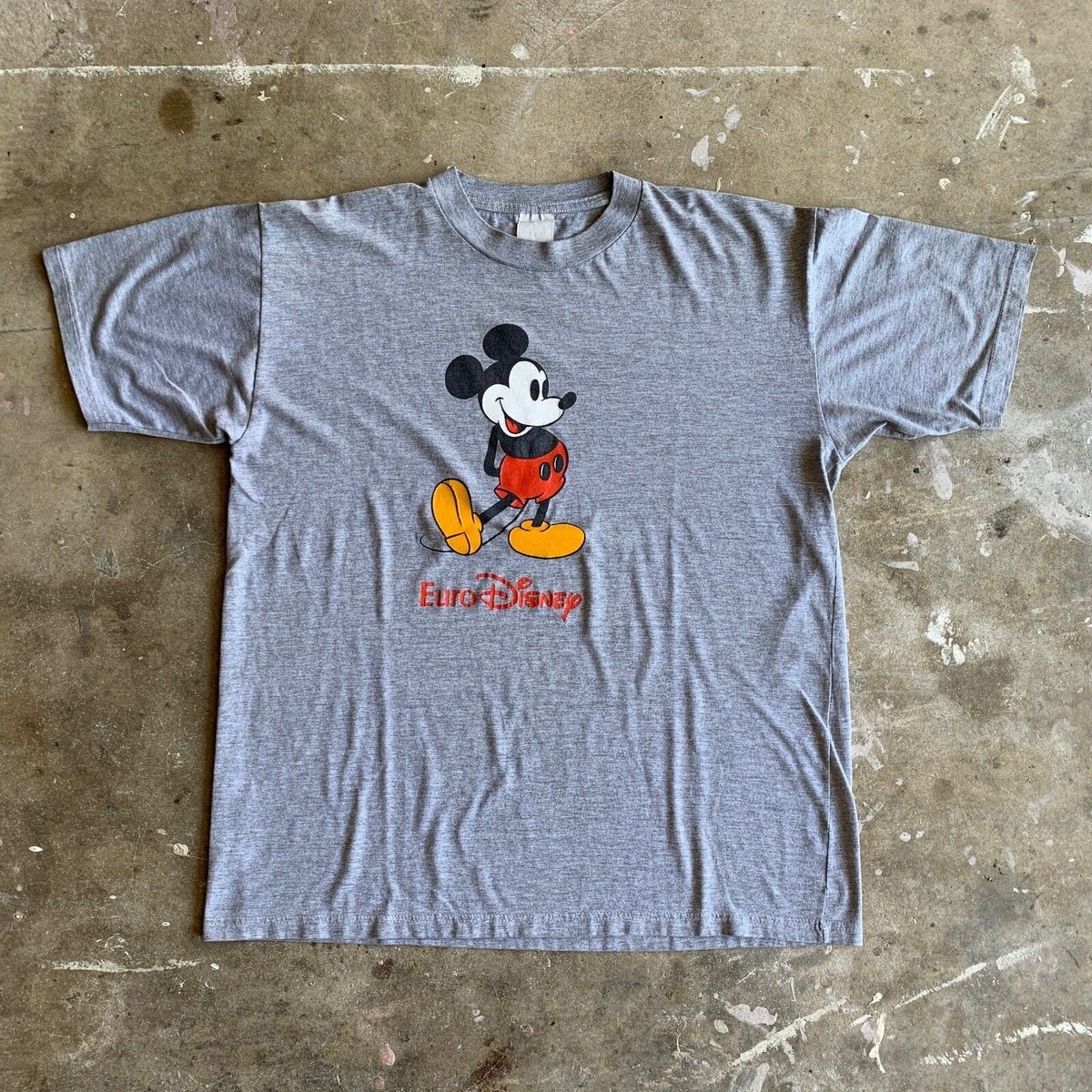 【EUR Disney】90'sユーロディズニーMickey Mouse Tee EUR Disney】90'sユーロディズニーMickey Mouse Tee