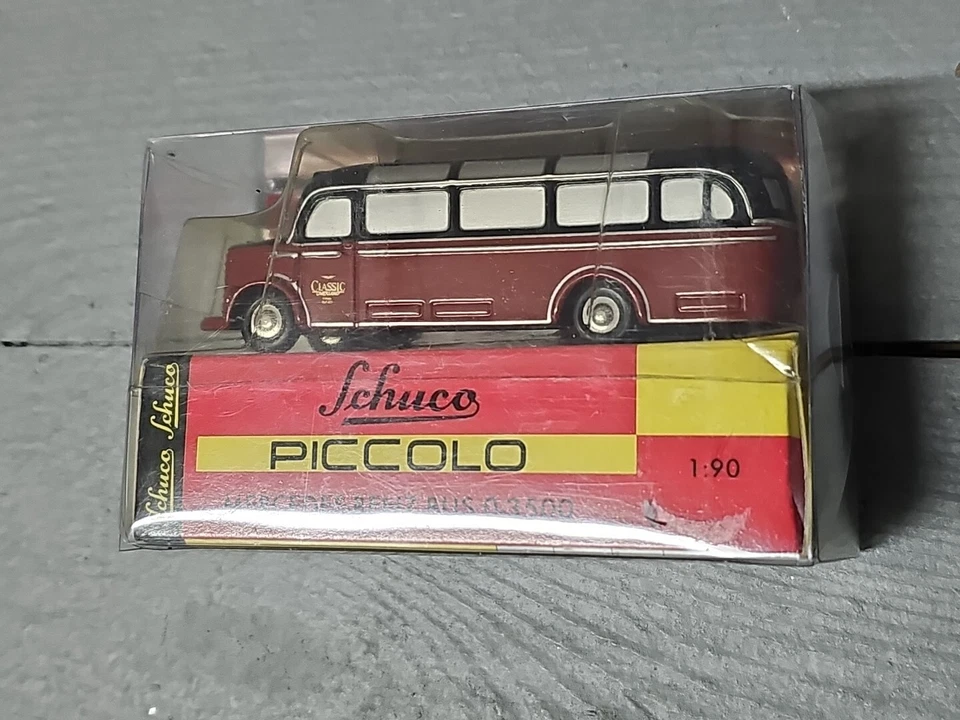 COCHE DE JUGUETE SCHUCO PICCOLO MERCEDES-BENZ BUS O-3500 Coleccionable Nuevo Antiguo De Colección Foto 2 de 4