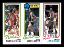 1980 Topps Basketball #37 Cheeks Gervin Chones NM *e7