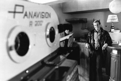 Jean-Paul Belmondo on the set of Flic ou voyou by Georges Laut 1970s 4x6 Photo