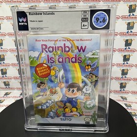 HIGHEST GRADED Rainbow Islands Bubble Bobble Nintendo NES Sealed VGA WATA CGC