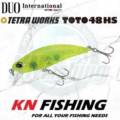 DUO TETRA WORKS TOTO 48HS Hard Lure Sinking Light Rock Fishing Japan 48mm 4.3gr 