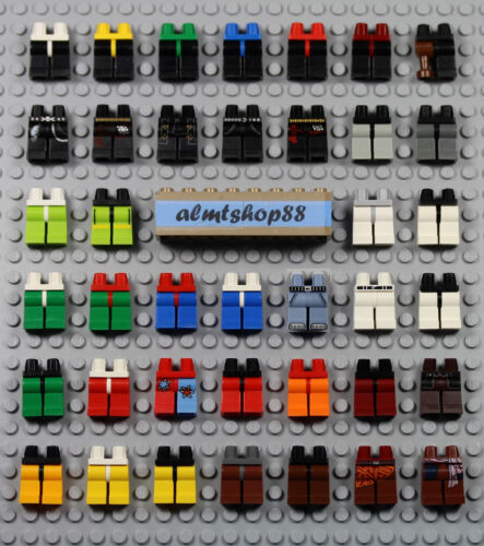 LEGO - Minifigure Legs - PICK YOUR COLORS - Printed Body Parts Hips Dual City - Picture 1 of 55