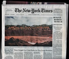 New York Times, SUNDAY Nov 21 2021 Congo Cobalt Struggle, Rittenhouse 122721WEEM