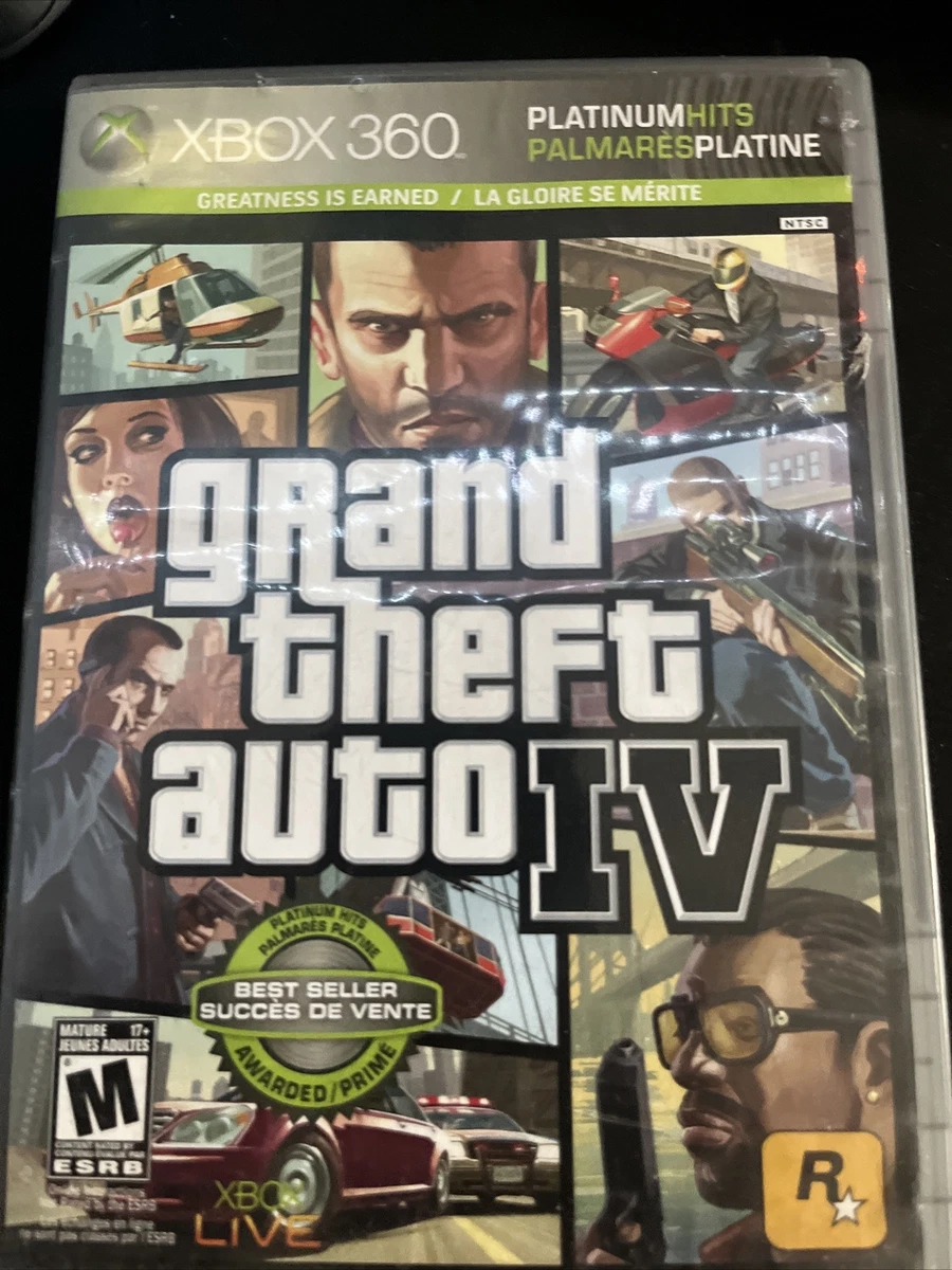 Grand Theft Auto IV 4 GTA Microsoft Xbox One 360 Game eBay