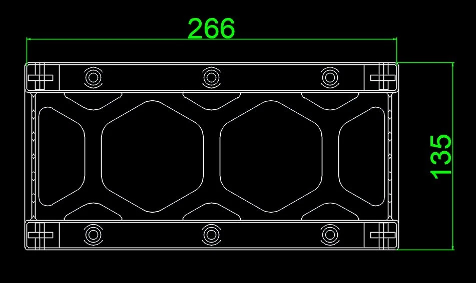 19" 2U DESKTOP STUDIO RACK POD CASE CABINET COMMS MEDIA AUDIO EQUIPMENT HYPLA - Image 4 of 4