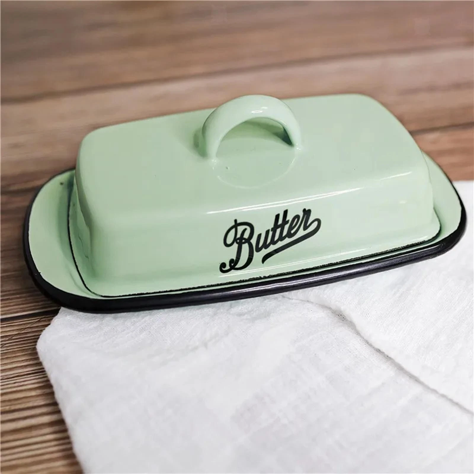 Ceramic Butter Dish Multifunctional with Lid Container Cafe Baking Cake Shop
Opens in a new window o