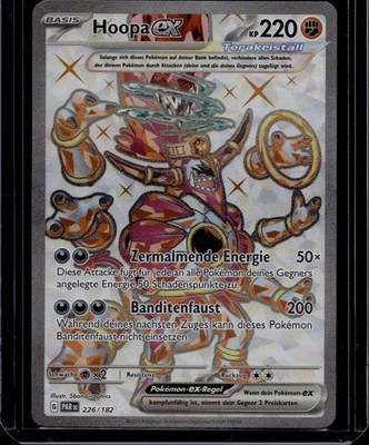 Pokemon Karte Hoopa EX 226/182 Paradox Rift Special Illustration Rare Deutsch