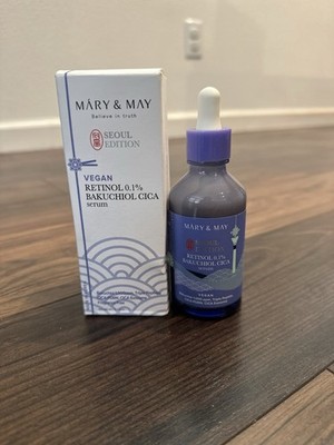 Mary & May Retinol 0.1% + Bakuchiol + Cica Serum 80ml 2.7oz US Seller Authentic