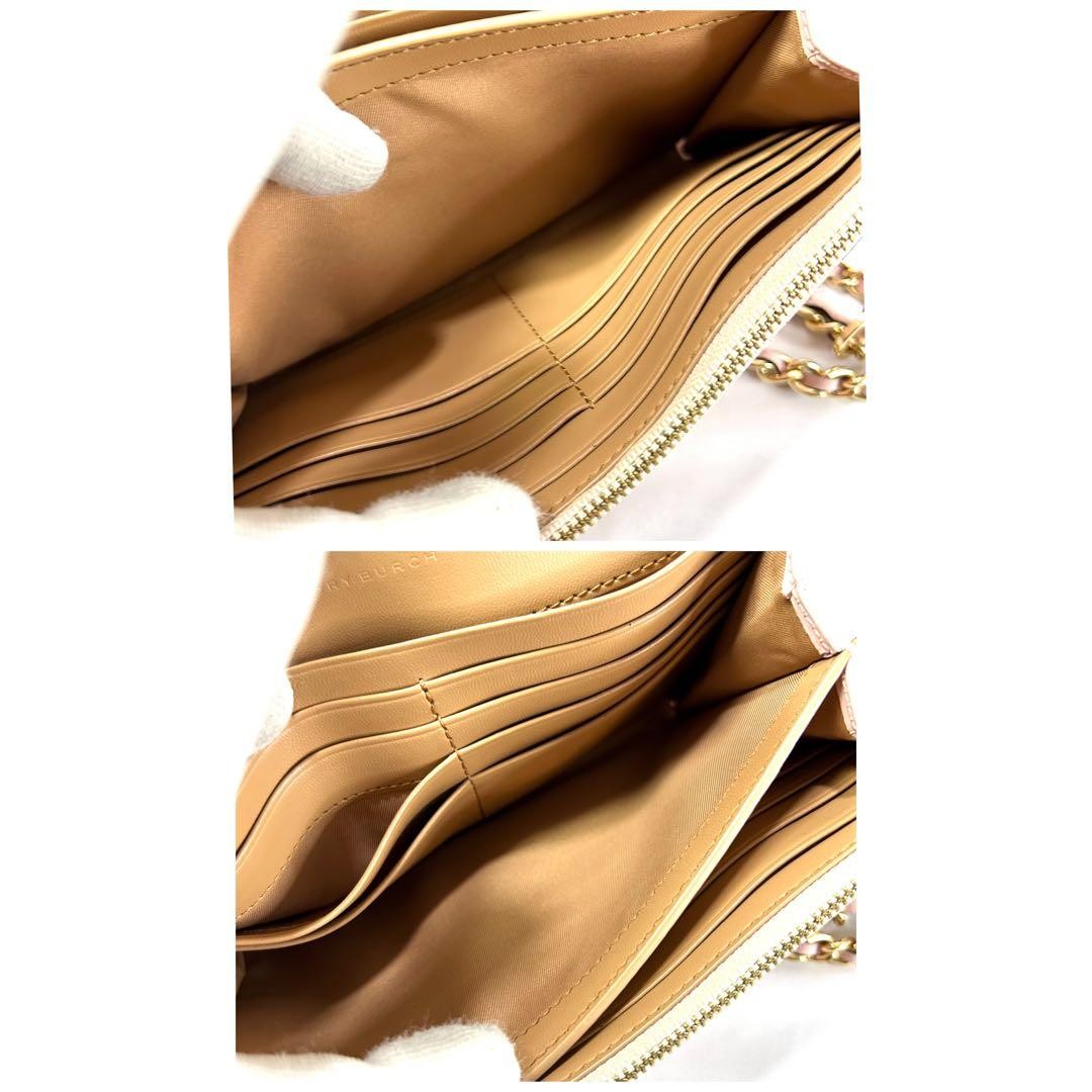 Tory Burch Shoulder Bag Chain Wallet Gold Hardware Leather Pink 135027K Authen thumbnail 19