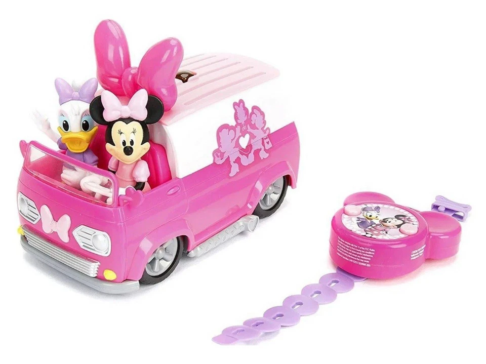 Disney младший мини мышь розовый родстер RC автомобиля игрушка #97161 Jada новый в упаковке! - Изображение 3 из 3