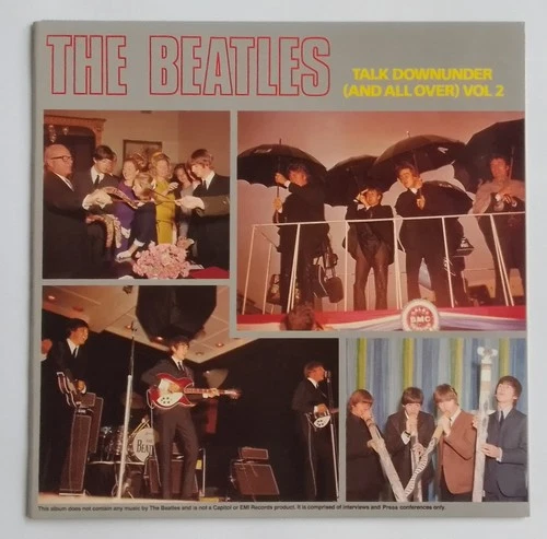 The Beatles picture disc LPs Silver Beatles/Talk Downunder Vol 2/Talk Downunder