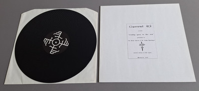 CURRENT 93 lim. 260/333 single sided Vinyl LP  Noddy Goes To The Sea (1990)