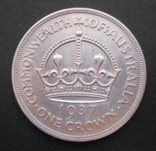 HIGH GRADE 1937 AUSTRALIA GEORGE VI CORONATION CROWN