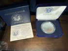 2022 1 Oz .999 Silver American Eagle with case, box and COA