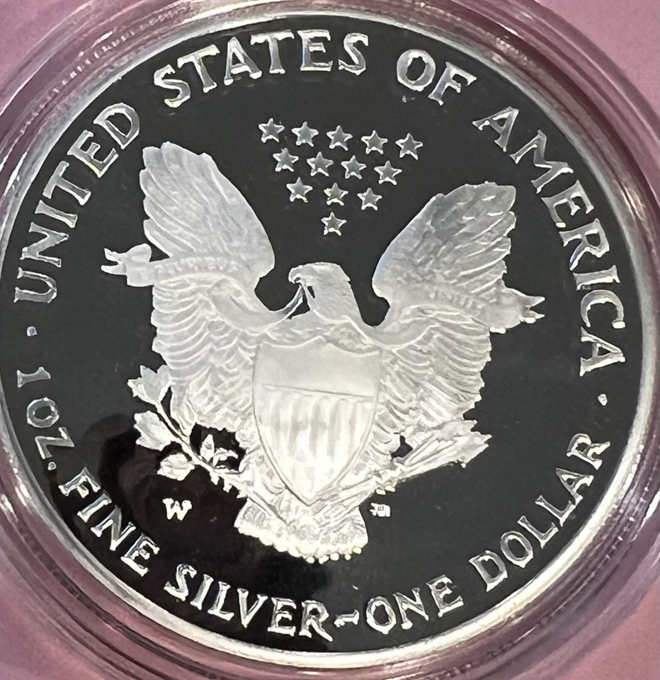 2006 American Silver Eagle 20th Anniversary Set P W & W Unc w/OGP & COA No Reser - Image 3 of 4