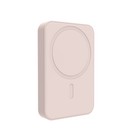 Laser 5000mAh Magnetic Power Bank Transcendent Pink Wireless USB-C Charger