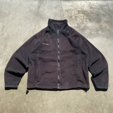 Columbia Men s M Black Full Zip Fleece Jacket...