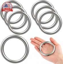 Hotop Metal O Ring Seamless 304 Stainless Steel Rings Welded Multi-Purpose Smoot