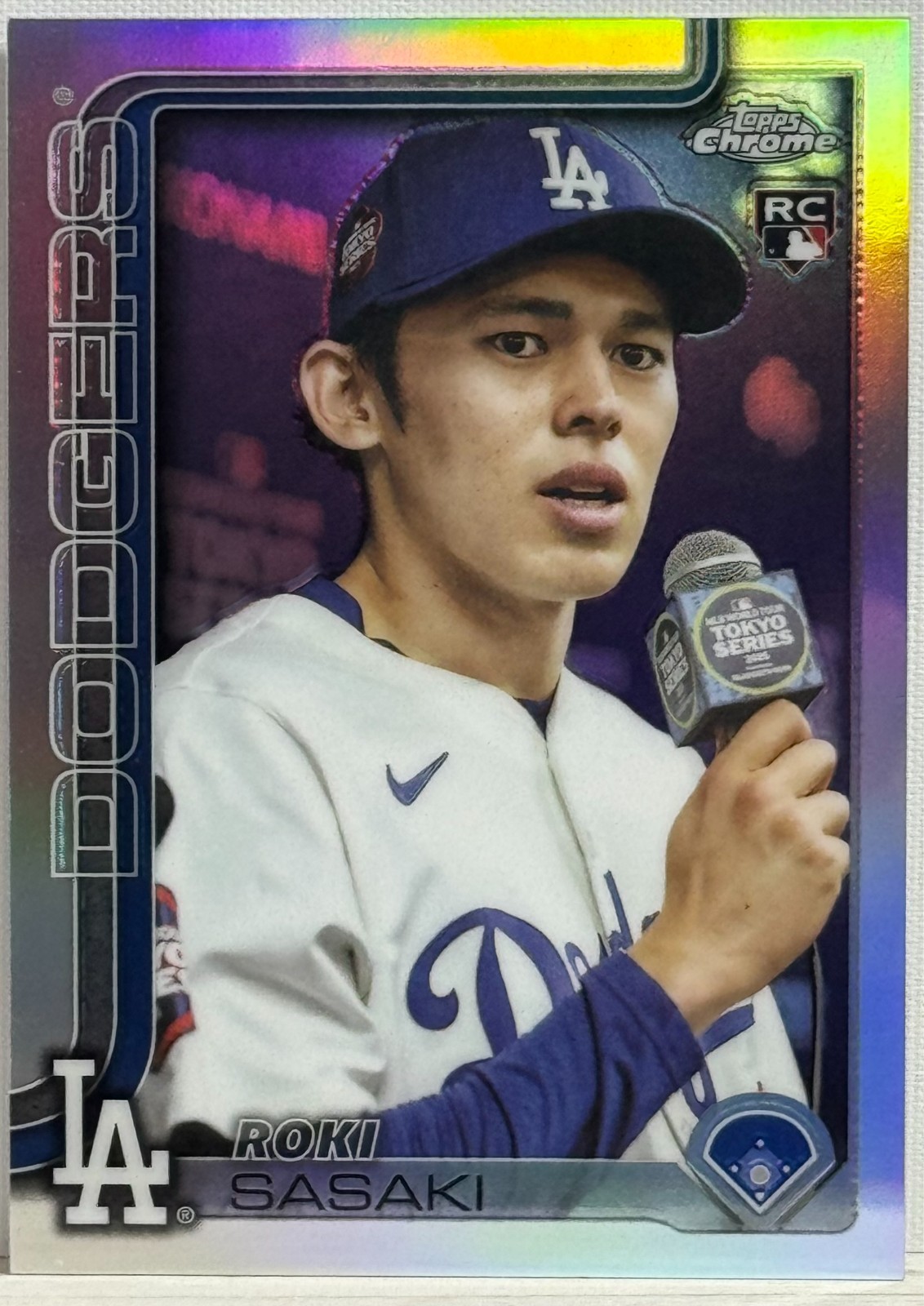 2025 Topps Chrome Update Baseball - Roki Sasaki - #USC73 Image Variation (RC)