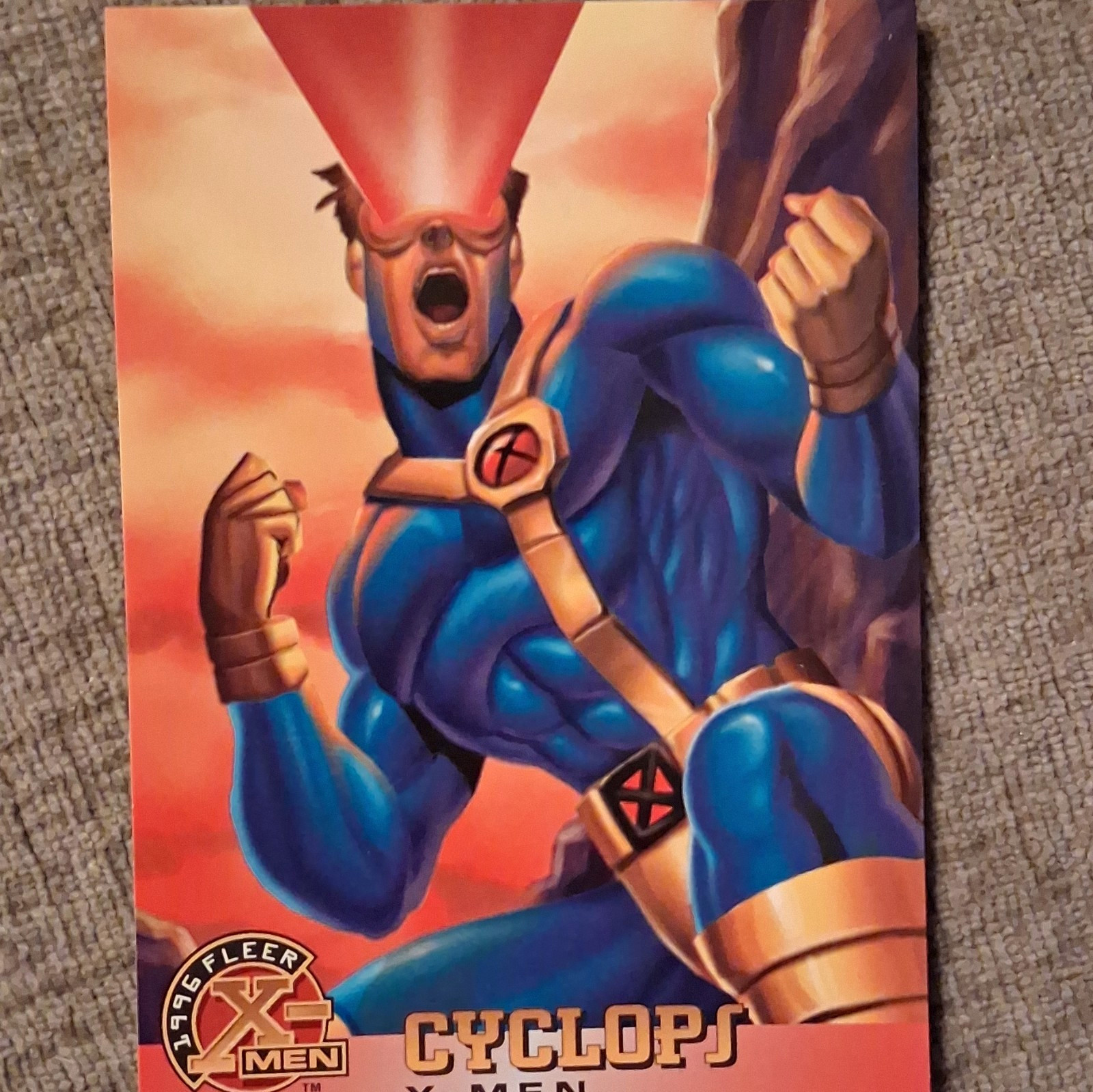 Fleer 1996 Fleer X-Men Cyclops Scott Summers Base Set Card #5 Non-Sport