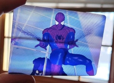 SPIDERMAN 1996 Skybox Marvel Motion Virtual Vision Lenticular Card