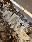 Lot Vtg. Lace Edge Imperial White Milk Glass Multiple Pieces