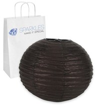 20 pcs 6" inch Chinese Paper Lantern - Black - Wedding Party Event Decoratio tx