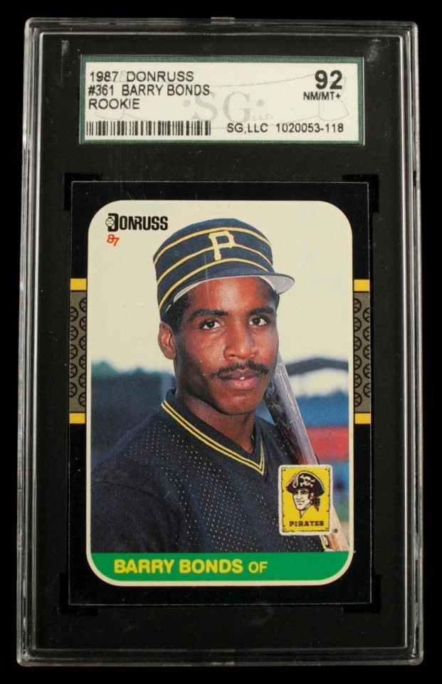 Donruss Barry Bonds Grade 9.5 Baseball Sports Trading Cards