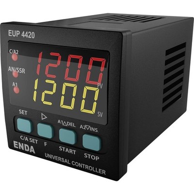 Enda EUP4420-230 PID Universalregler Pt100, J, K, L, T, S, R SSR, Relais 8 A (B