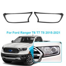 2pcs Abdeckung Für Ford Ranger Raptor T6 T7 T8 15-21 Blenden Scheinwerfer