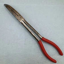 Snap On 11” Talon Grip Angled Needle Nose Pliers 