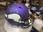 Justin Jefferson Minnesota Vikings signed original speed authentic helmet