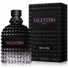 Uomo Born In Roma by Valentino 100ml 3.4 fl oz EDT Cologne Spray New In Box