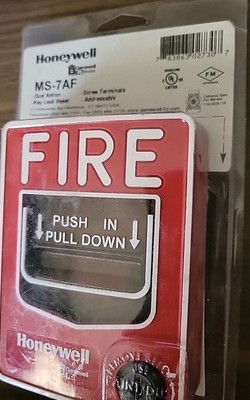  Gamewell/FCI MS-7AF Addressable Manual Pull Station. NEW IN BOX 