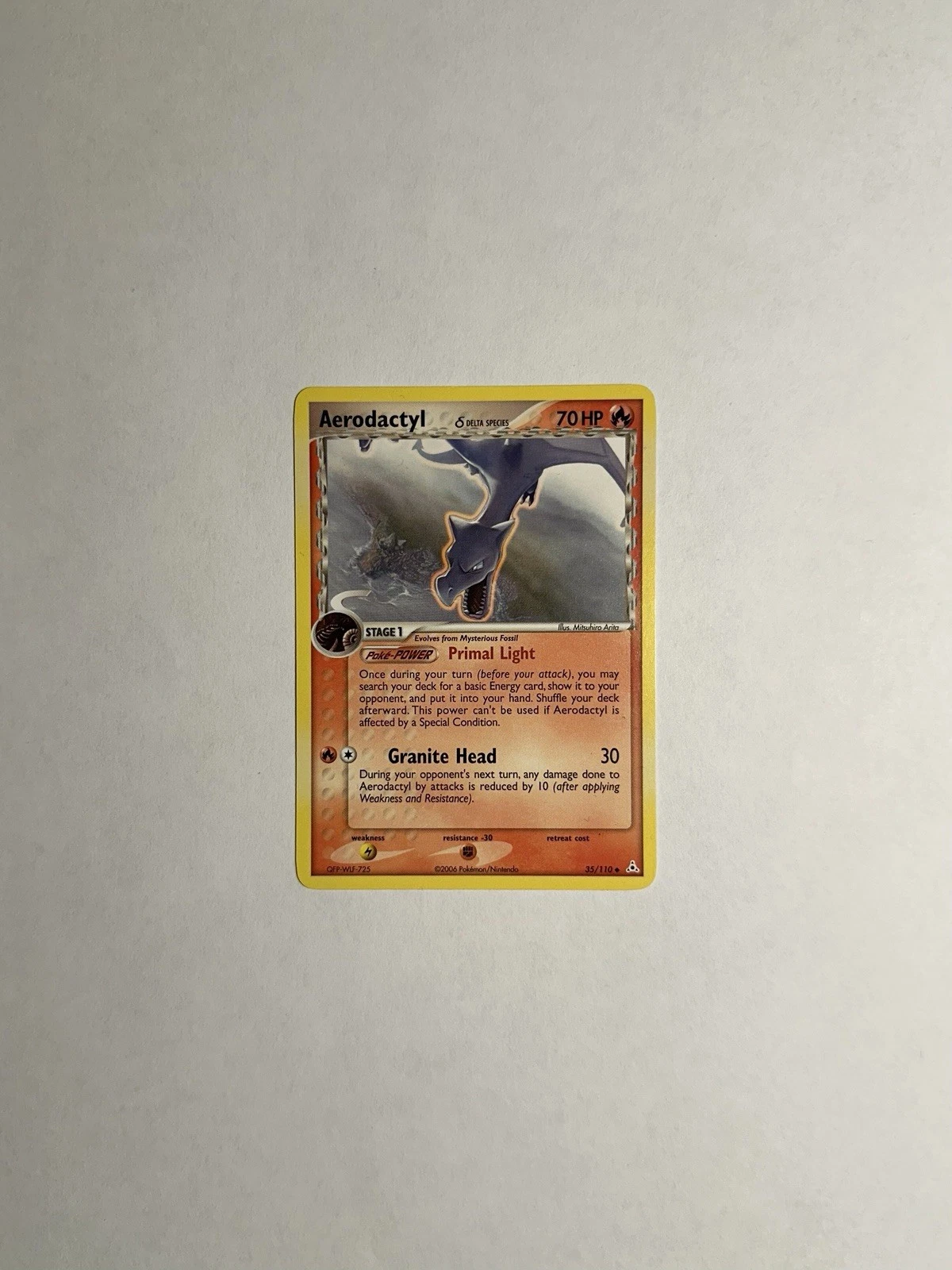 Pokémon TCG - Aerodactyl (35/110) EX Holon Phantoms Delta Species - Regular - NM