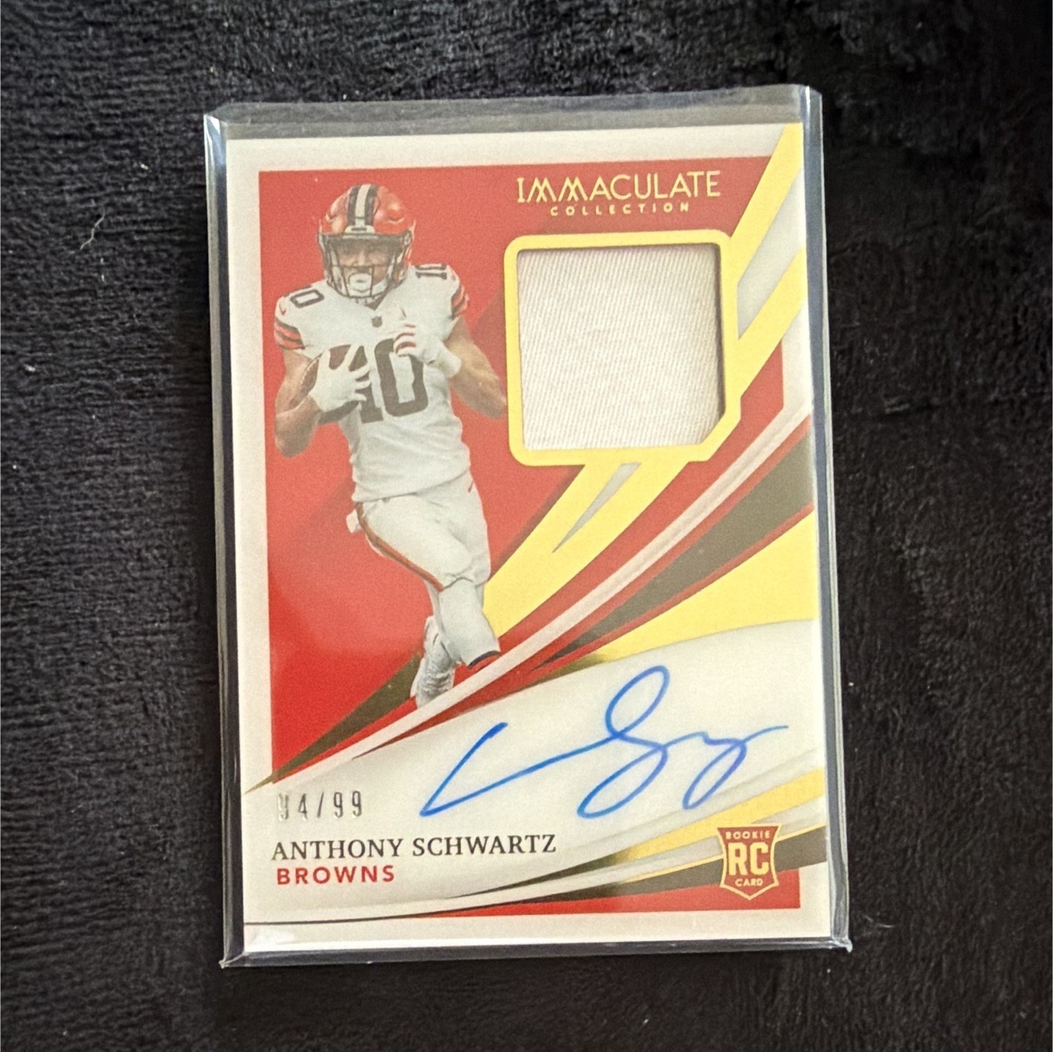 Anthony Schwartz Panini Black #132 Patch Autograph
