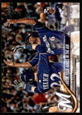 Christian Yelich  Lorenzo Cain CPC,VC 2018 TU #US65 Brewers MLB