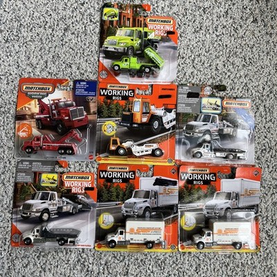 New Matchbox Working Rigs X 7 New Sealed