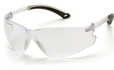 Pyramex Itek Safety Glasses with Clear Anti-Fog Lens ANSI Z87 Clear Temples