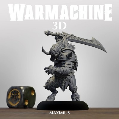 warmachine thornfall Alliance MAXIMUS 3d Printed 