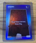 Bo Jackson Battle Arena Honorable Play Card Foil SSP BPL-17 Super Rare