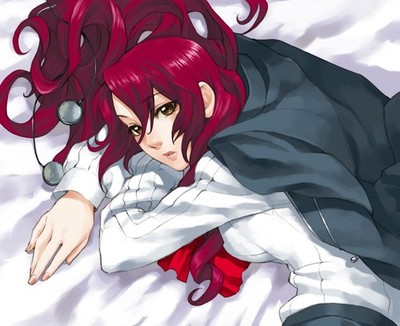Anime persona series girls redhead 3 kirijou mitsuru Custom Gaming Mat Desk